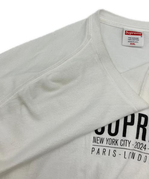SUPREME（シュプリーム）SUPREME (シュプリーム) 半袖カットソー ホワイト サイズ:XXLの古着・服飾アイテム