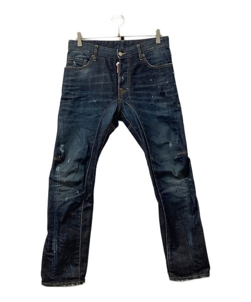 DSQUARED2（ディースクエアード）DSQUARED2 (ディースクエアード) クレメントデニムパンツ インディゴ サイズ:44の古着・服飾アイテム