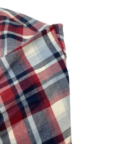 DSQUARED2（ディースクエアード）DSQUARED2 (ディースクエアード) チェックシャツ レッド×ブルー サイズ:50の古着・服飾アイテム