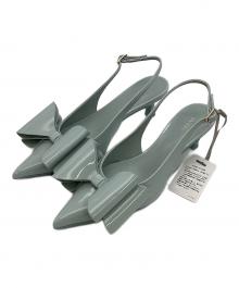 Snidel（スナイデル）の古着「ダブルリボンパンプス」｜スカイブルー