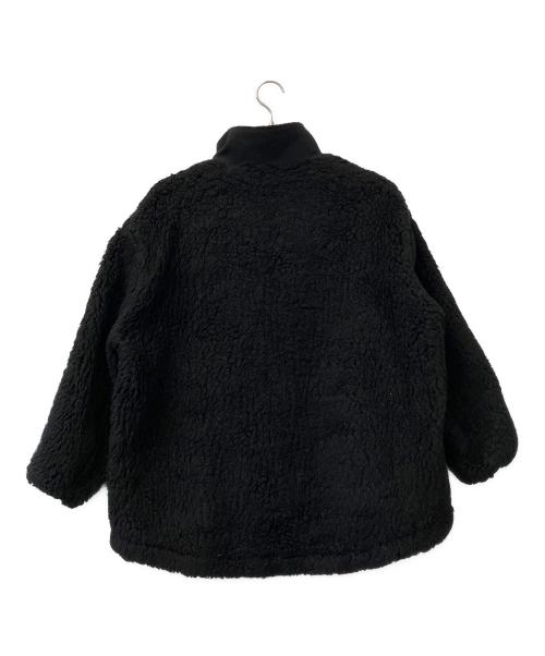 THE RERACS（ザ リラクス）THE RERACS (ザ リラクス) フリースジャケット / ボアジャケット・サイドジップ付き ブラック サイズ:SIZE36の古着・服飾アイテム