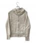 DRAWER（ドゥロワー）の古着「ジップパーカー」｜ベージュ