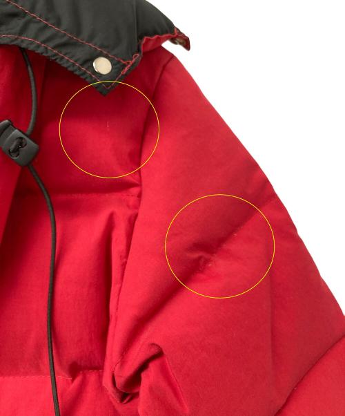 Schott（ショット）Schott (ショット) 60/40クロス ダウンジャケット レッド サイズ:Mの古着・服飾アイテム