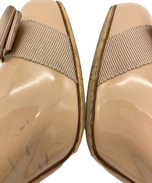 Salvatore Ferragamo（サルヴァトーレ フェラガモ）Salvatore Ferragamo (サルヴァトーレ フェラガモ) パンプス 	PIMPA ピンクベージュ サイズ:5 1/2の古着・服飾アイテム