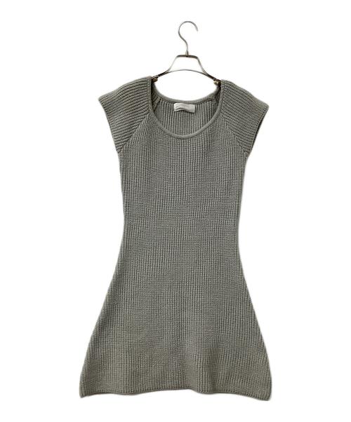 ACYM（アシーム）ACYM (アシーム) ニットワンピース&カーディガン グレー サイズ:Fの古着・服飾アイテム