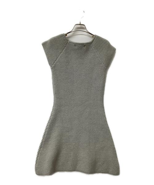 ACYM（アシーム）ACYM (アシーム) ニットワンピース&カーディガン グレー サイズ:Fの古着・服飾アイテム