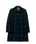 A.P.C.（アーペーセー）の古着「コート チェック柄ウールコート」｜グリーン×ネイビー