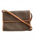 CELINEセリーヌ）の古着「M12 ショルダーバッグ マカダム柄」｜ブラウン