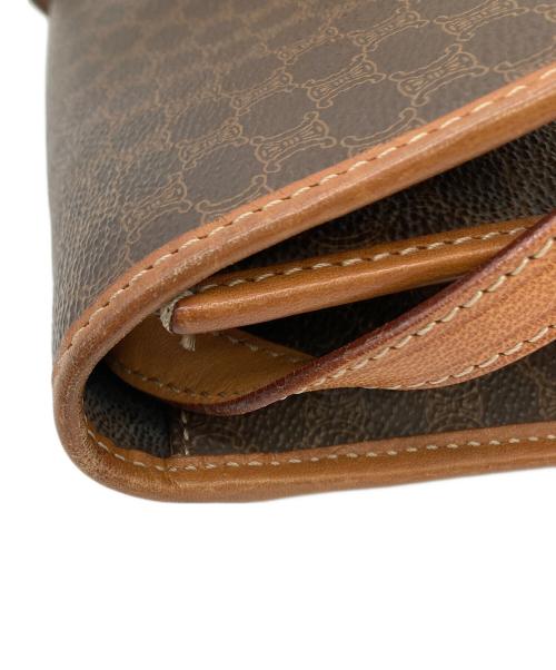 CELINE（セリーヌ）CELINE (セリーヌ) M12 ショルダーバッグ マカダム柄 ブラウンの古着・服飾アイテム