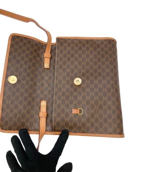 CELINE（セリーヌ）CELINE (セリーヌ) M12 ショルダーバッグ マカダム柄 ブラウンの古着・服飾アイテム