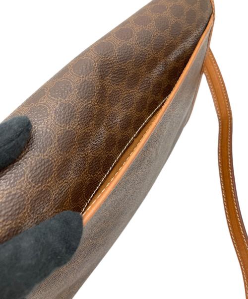 CELINE（セリーヌ）CELINE (セリーヌ) M12 ショルダーバッグ マカダム柄 ブラウンの古着・服飾アイテム