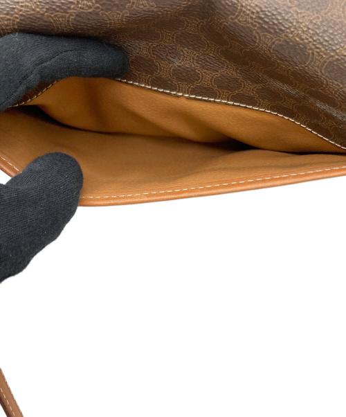 CELINE（セリーヌ）CELINE (セリーヌ) M12 ショルダーバッグ マカダム柄 ブラウンの古着・服飾アイテム