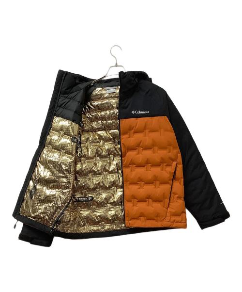 Columbia（コロンビア）Columbia (コロンビア) ダウンジャケット オレンジ×ブラック サイズ:Mの古着・服飾アイテム