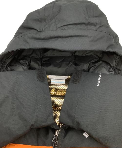 Columbia（コロンビア）Columbia (コロンビア) ダウンジャケット オレンジ×ブラック サイズ:Mの古着・服飾アイテム