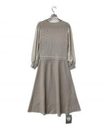 Rirandture（リランドチュール）の古着「ケーブルニットワンピース」｜ブラウン