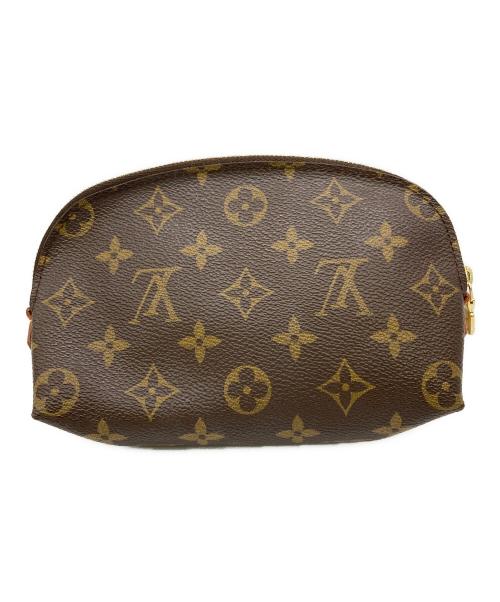 LOUIS VUITTON（ルイ ヴィトン）LOUIS VUITTON (ルイ ヴィトン) ポシェットコスメティックPM モノグラム M47515 コスメポーチ ブラウンの古着・服飾アイテム