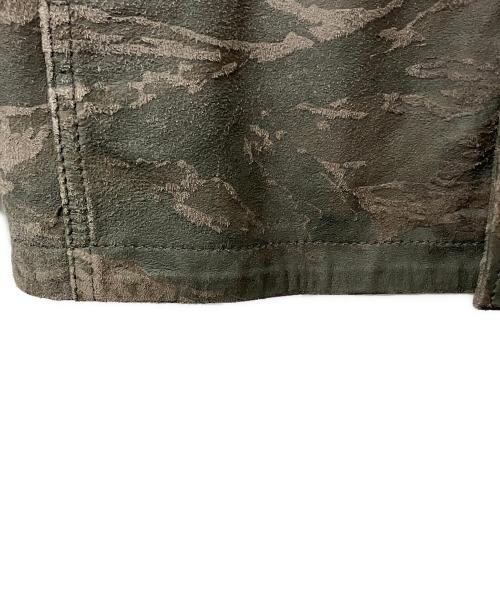 ALL SAINTS（オールセインツ）ALL SAINTS (オールセインツ) レザージャケット TACKTON SHIRT グレー サイズ:SMALLの古着・服飾アイテム