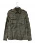 ALL SAINTS（オールセインツ）の古着「レザージャケット TACKTON SHIRT」｜グレー