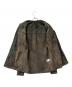 ALL SAINTS (オールセインツ) レザージャケット TACKTON SHIRT グレー サイズ:SMALL：10000円