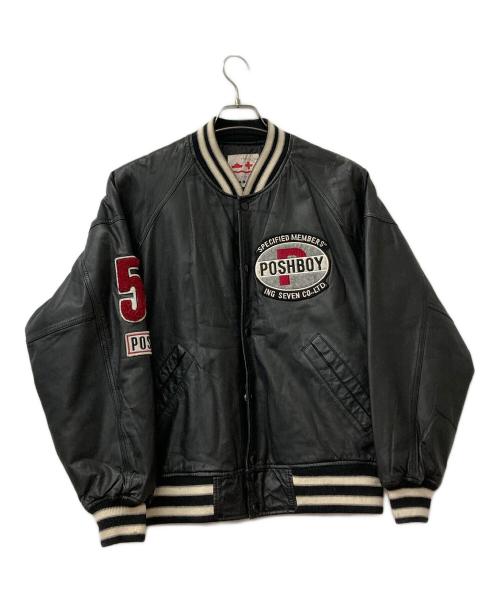 POSHBOY（ポッシュボーイ）POSHBOY (ポッシュボーイ) ブルゾン ブラック サイズ:Fの古着・服飾アイテム