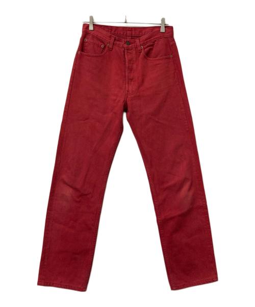 LEVI'S（リーバイス）LEVI'S (リーバイス) デニムパンツ USA製 501 501-0668 レッド サイズ:W31の古着・服飾アイテム