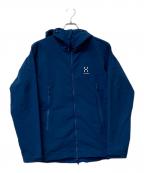 HAGLOFSホグロフス）の古着「ソフトシェルジャケット」｜ネイビー