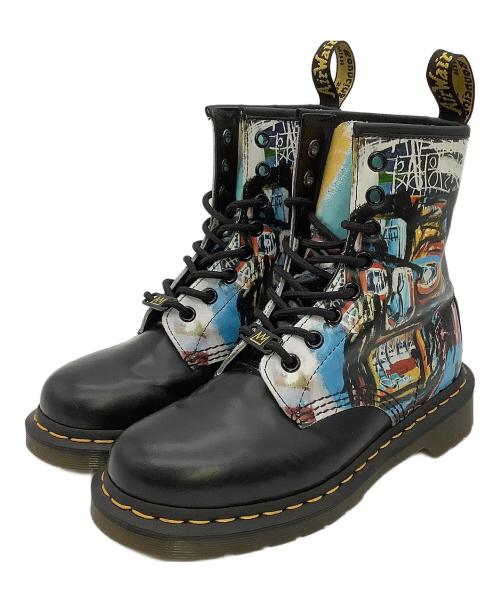 Dr.Martens（ドクターマーチン）Dr.Martens (ドクターマーチン) 8ホールブーツ BASQUIATⅡ ブラック サイズ:4USMの古着・服飾アイテム