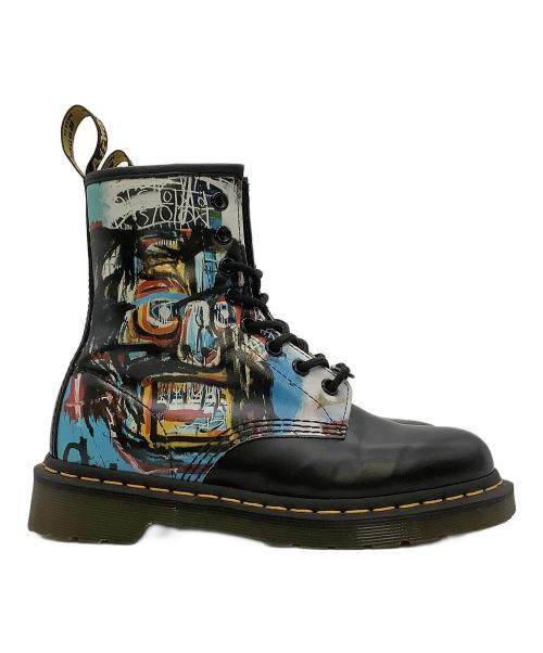 Dr.Martens（ドクターマーチン）Dr.Martens (ドクターマーチン) 8ホールブーツ BASQUIATⅡ ブラック サイズ:4USMの古着・服飾アイテム