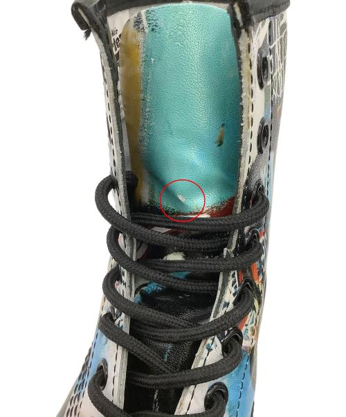 Dr.Martens（ドクターマーチン）Dr.Martens (ドクターマーチン) 8ホールブーツ BASQUIATⅡ ブラック サイズ:4USMの古着・服飾アイテム