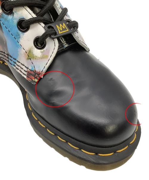 Dr.Martens（ドクターマーチン）Dr.Martens (ドクターマーチン) 8ホールブーツ BASQUIATⅡ ブラック サイズ:4USMの古着・服飾アイテム