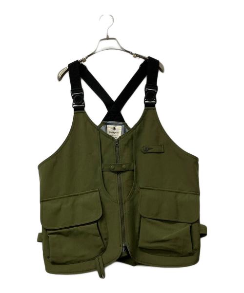 Snow peak（スノーピーク）Snow peak (スノーピーク) ベスト タキビベスト オリーブ サイズ:JPN Lの古着・服飾アイテム