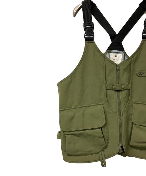 Snow peak（スノーピーク）Snow peak (スノーピーク) ベスト タキビベスト オリーブ サイズ:JPN Lの古着・服飾アイテム