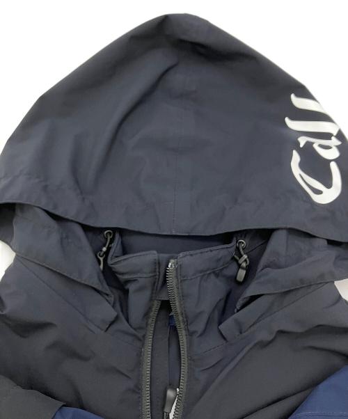 Callaway（キャロウェイ）Callaway (キャロウェイ) ストレッチ4WAYセットアップレインウェア ブラック×ネイビー サイズ:M 未使用品の古着・服飾アイテム