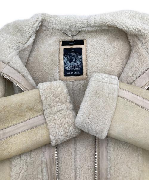 DIESEL（ディーゼル）DIESEL (ディーゼル) ボアジャケット ベージュ サイズ:XSの古着・服飾アイテム