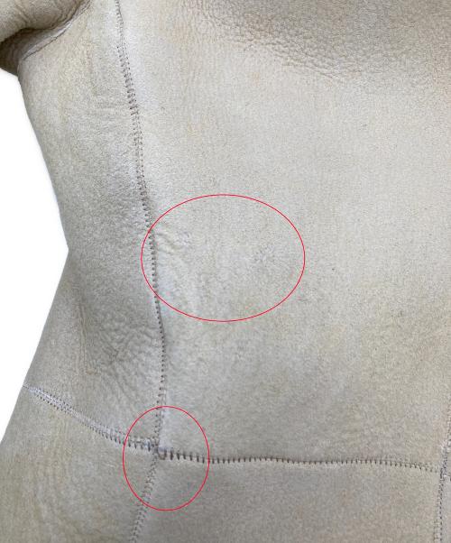 DIESEL（ディーゼル）DIESEL (ディーゼル) ボアジャケット ベージュ サイズ:XSの古着・服飾アイテム