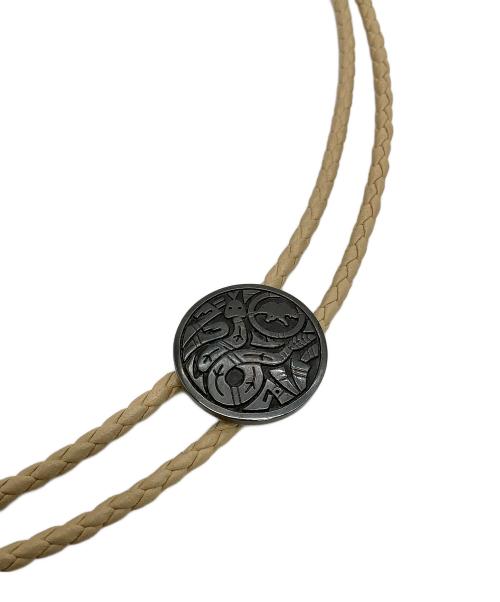 HUNTING WORLD（ハンティングワールド）HUNTING WORLD (ハンティングワールド) ループタイ ベージュの古着・服飾アイテム