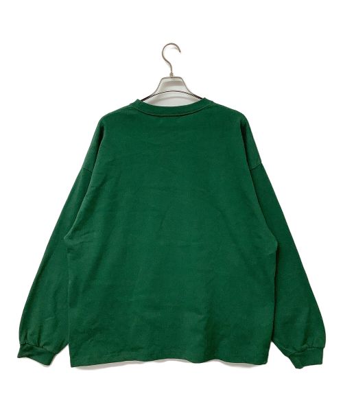 KEBOZ（ケボズ）KEBOZ (ケボズ) クルーネックスウェット グリーン サイズ:Lの古着・服飾アイテム
