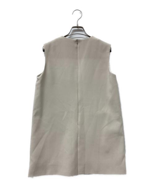 Ameri VINTAGE（アメリヴィンテージ）Ameri VINTAGE (アメリヴィンテージ) ジレ Vネックベスト LAYERED VEST SET TOP ベージュ サイズ:Fの古着・服飾アイテム