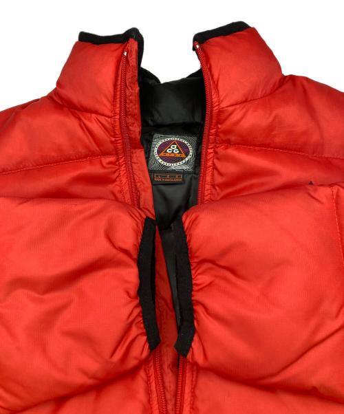 ACG（エーシージー）ACG (エーシージー) 中綿ジャケット レッド×ブラック サイズ:Lの古着・服飾アイテム