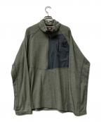 THE NORTH FACEザ ノース フェイス）の古着「パーカー バックスクエア ロゴ フーディ」｜グレー