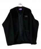 THE NORTHFACE PURPLELABELザ・ノースフェイス パープルレーベル）の古着「フリースジャケット PLAS Wool Fleece Field Cardigan」｜ブラック