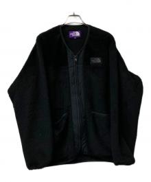 THE NORTHFACE PURPLELABEL（ザ・ノースフェイス パープルレーベル）の古着「フリースジャケット PLAS Wool Fleece Field Cardigan」｜ブラック