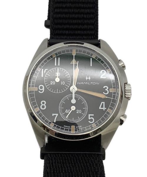 HAMILTON（ハミルトン）HAMILTON (ハミルトン) 腕時計　 カーキ アビエーション パイロット パイオニア クロノグラフの古着・服飾アイテム