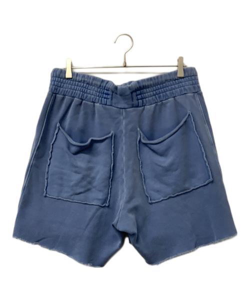 LES TIEN（レスティエン）LES TIEN (レスティエン) パンツ スウェットショートパンツ ブルー サイズ:Lの古着・服飾アイテム