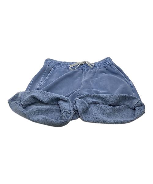 LES TIEN（レスティエン）LES TIEN (レスティエン) パンツ スウェットショートパンツ ブルー サイズ:Lの古着・服飾アイテム