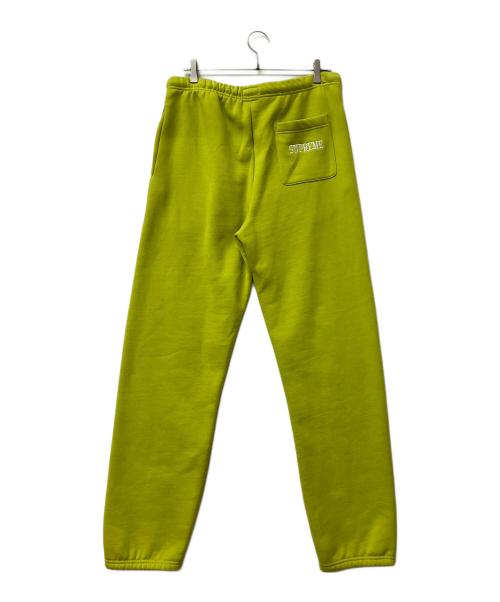 Champion（チャンピオン）Champion (チャンピオン) SUPREME (シュプリーム) スウェットパンツ 黄緑 サイズ:Mの古着・服飾アイテム