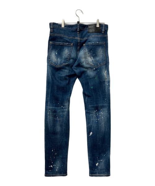 DSQUARED2（ディースクエアード）DSQUARED2 (ディースクエアード) スキニージーンズ インディゴ サイズ:Mの古着・服飾アイテム