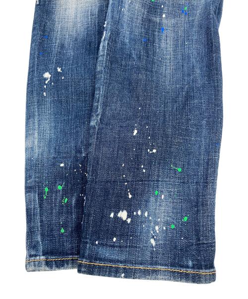 DSQUARED2（ディースクエアード）DSQUARED2 (ディースクエアード) スキニージーンズ インディゴ サイズ:Mの古着・服飾アイテム