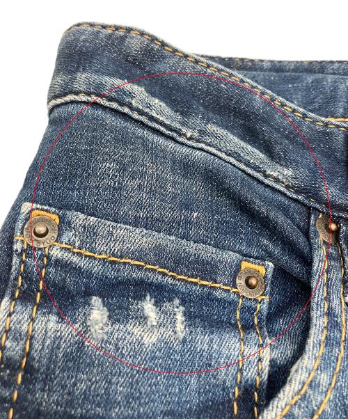 DSQUARED2（ディースクエアード）DSQUARED2 (ディースクエアード) スキニージーンズ インディゴ サイズ:Mの古着・服飾アイテム