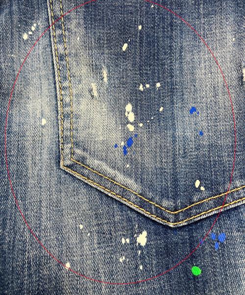 DSQUARED2（ディースクエアード）DSQUARED2 (ディースクエアード) スキニージーンズ インディゴ サイズ:Mの古着・服飾アイテム